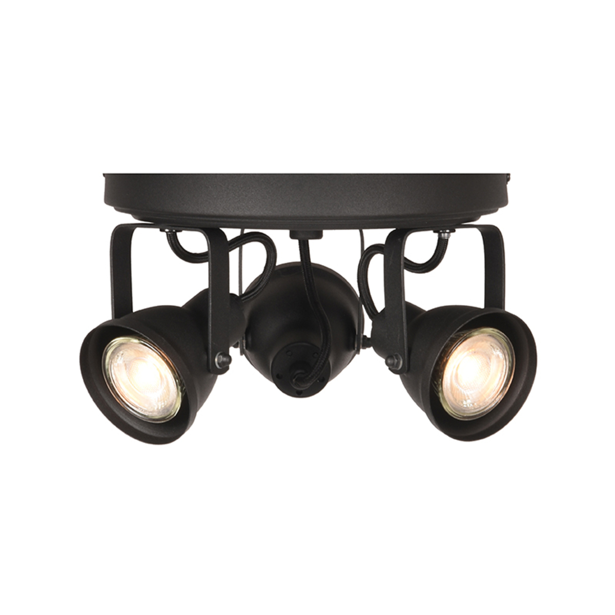 Spot Max led - Zwart - Metaal - 3 Lichts - LABEL51