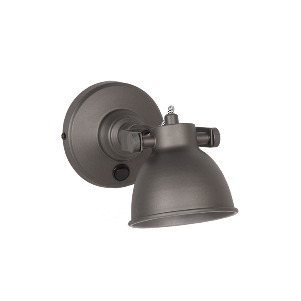 Wandlamp Bow - Grijs - Metaal - LABEL51