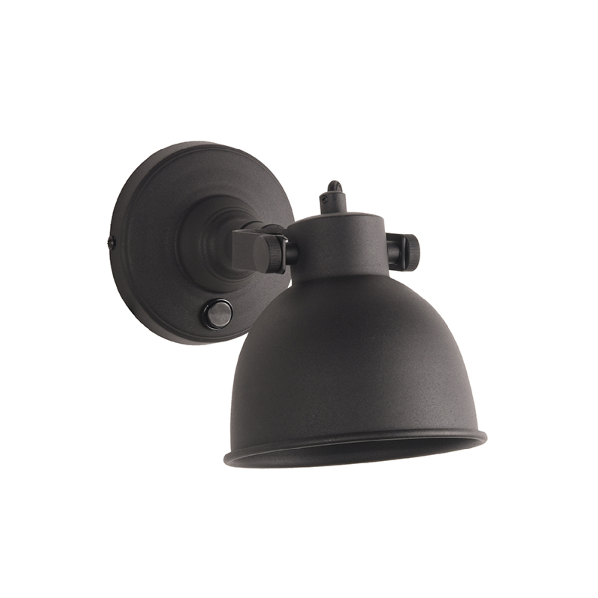 LABEL51 Wandlamp Bow - Zwart - Metaal - L