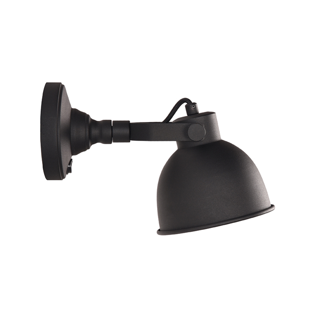 LABEL51 Wandlamp Bow - Zwart - Metaal - L