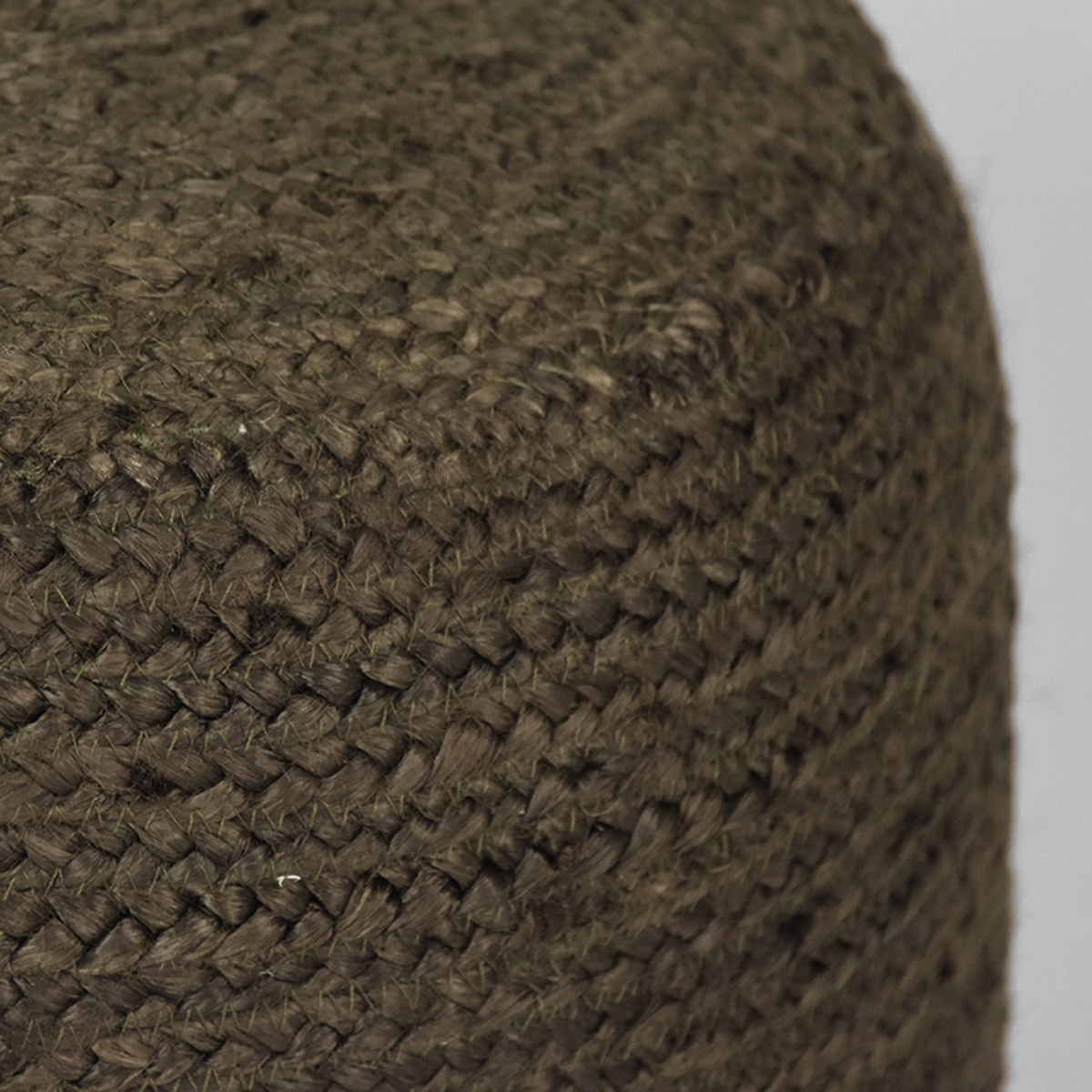 LABEL51 Poef Jute - Army green - Jute - 50 cm