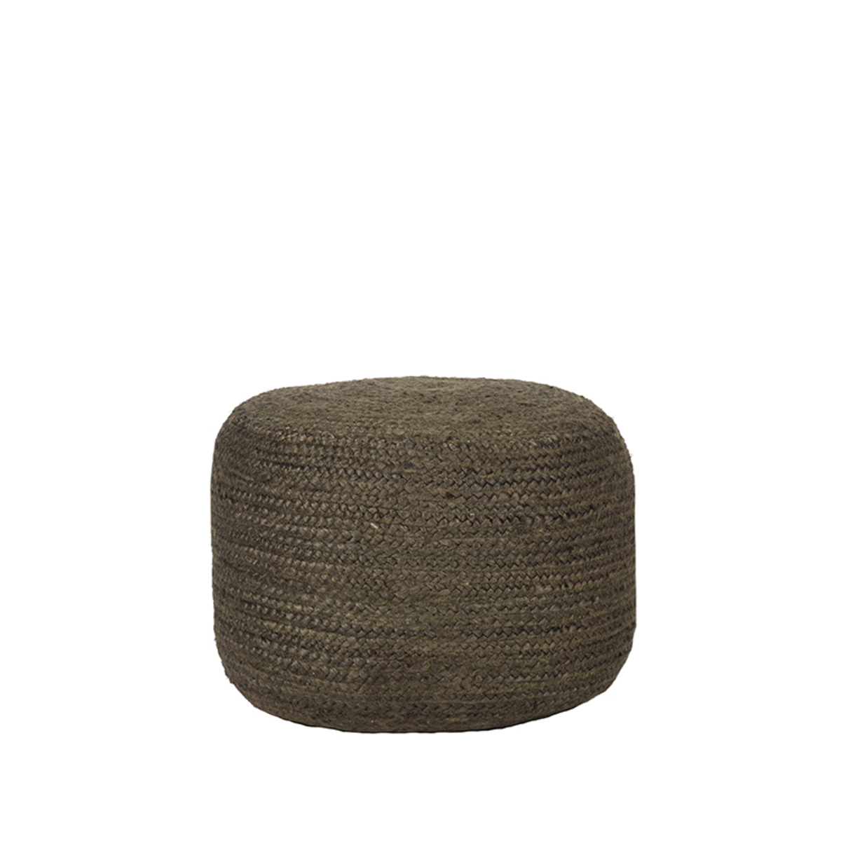 LABEL51 Poef Jute - Army green - Jute - 50 cm