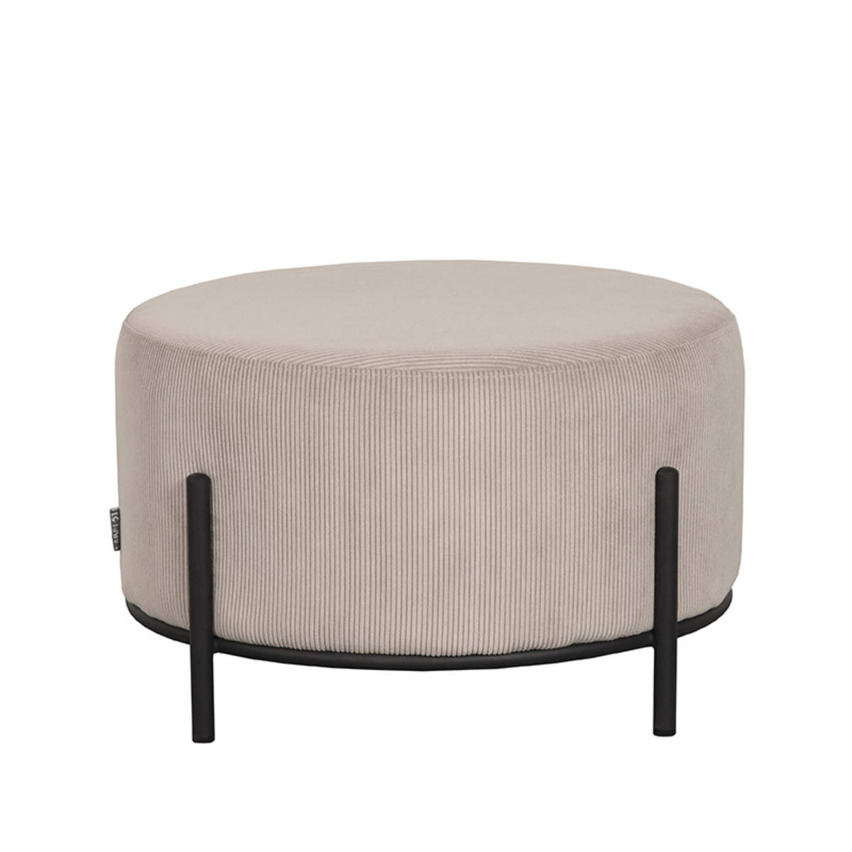 Verdeelstuk Moet Zwerver Poef Troy 57x57x34 cm | XL - LABEL51