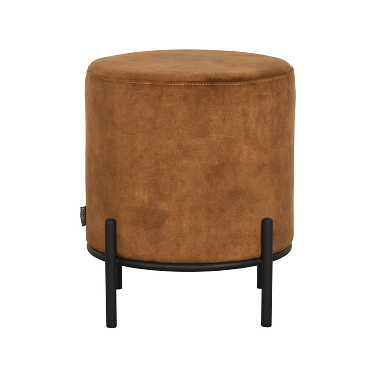 LABEL51 Poef Troy - Oker - Velours - M