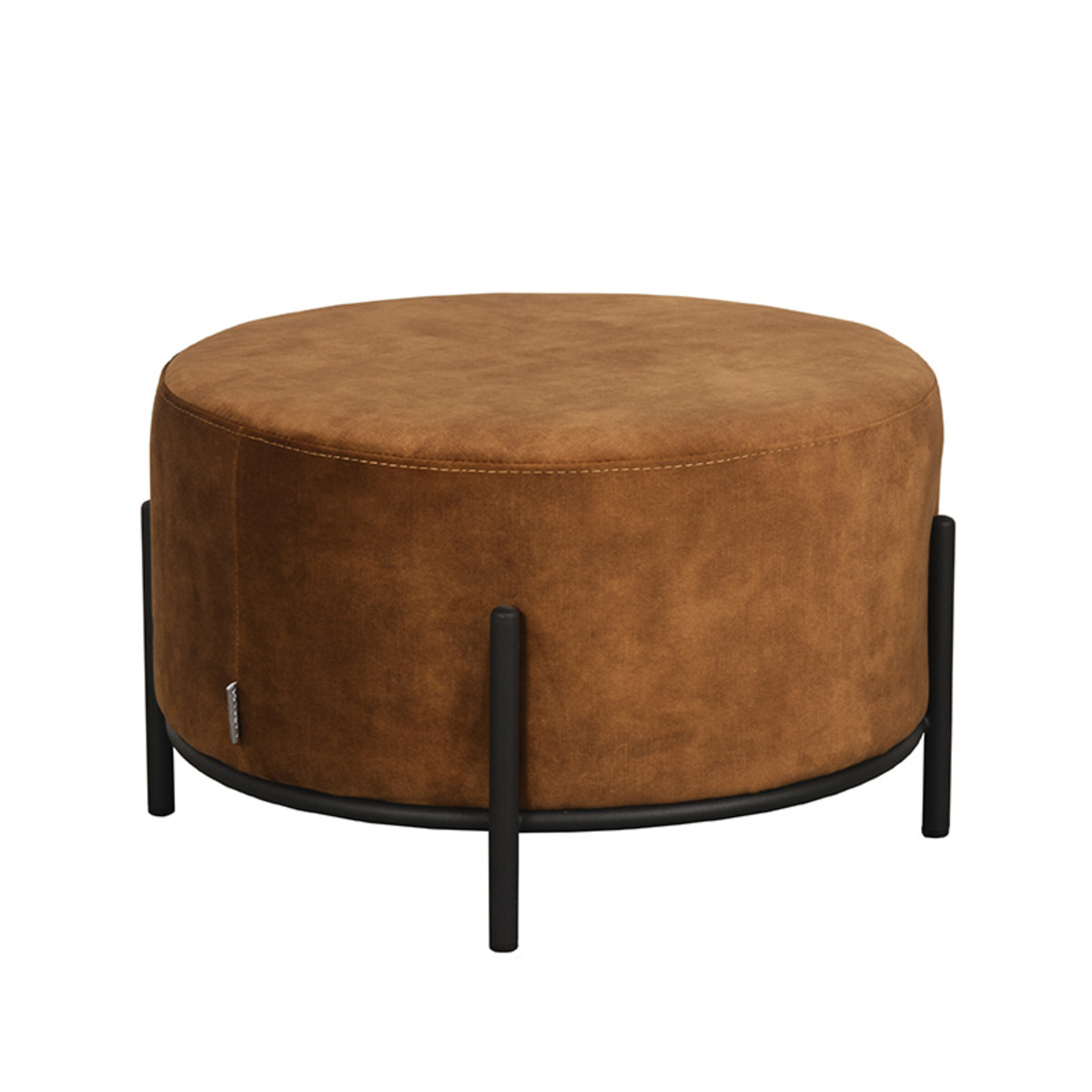LABEL51 Poef Troy - Oker - Velours - XL