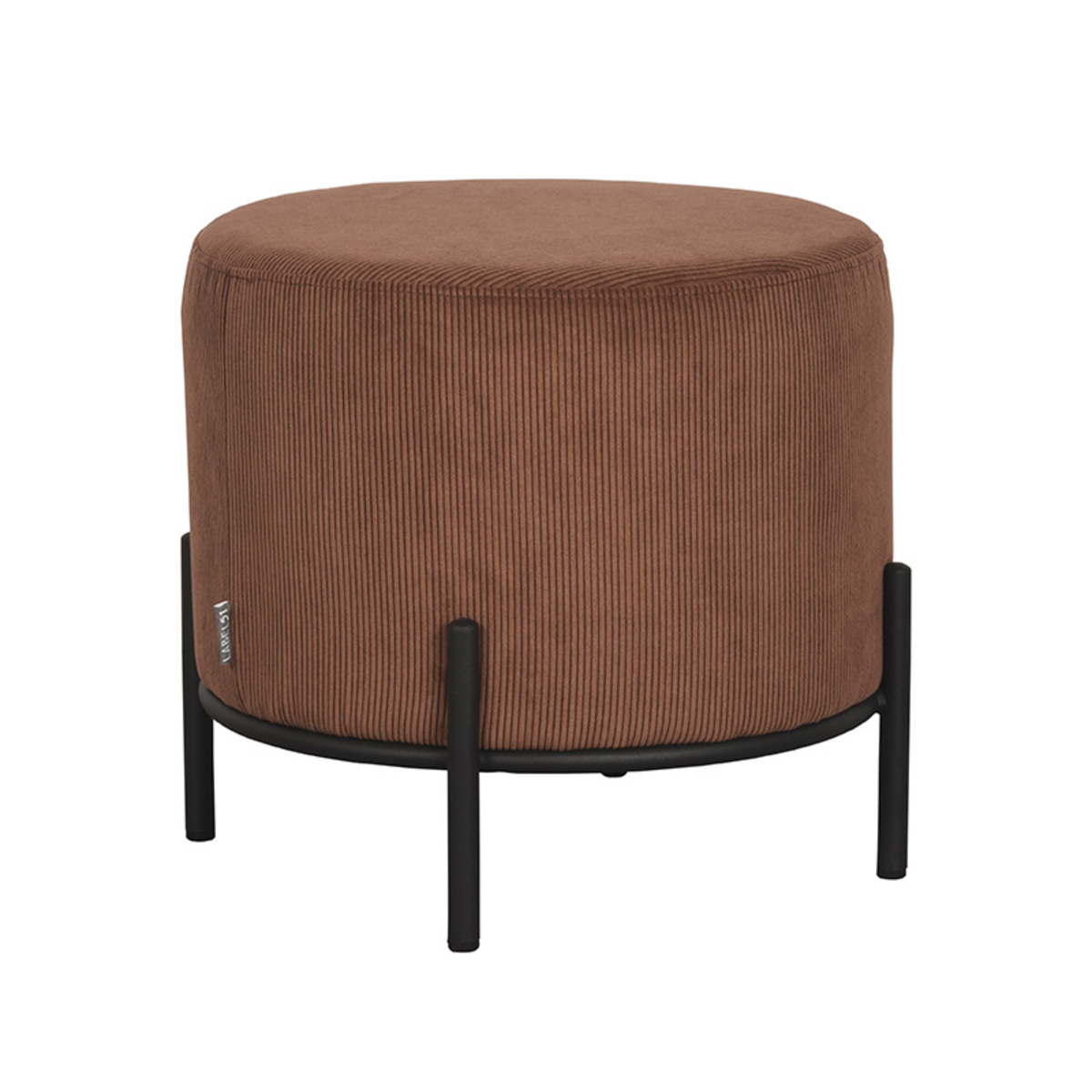 LABEL51 Poef Troy - Rust - Velours
