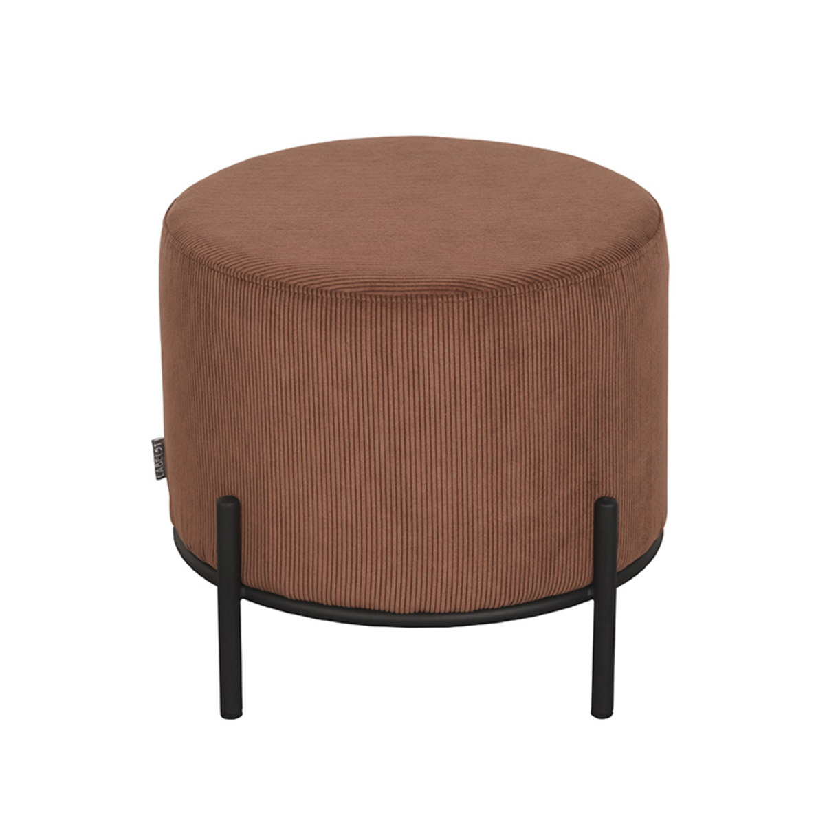 LABEL51 Poef Troy - Rust - Velours