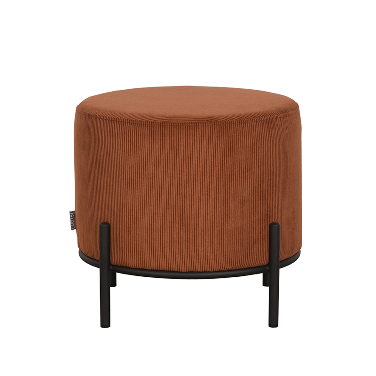 LABEL51 Poef Troy - Rust - Velours