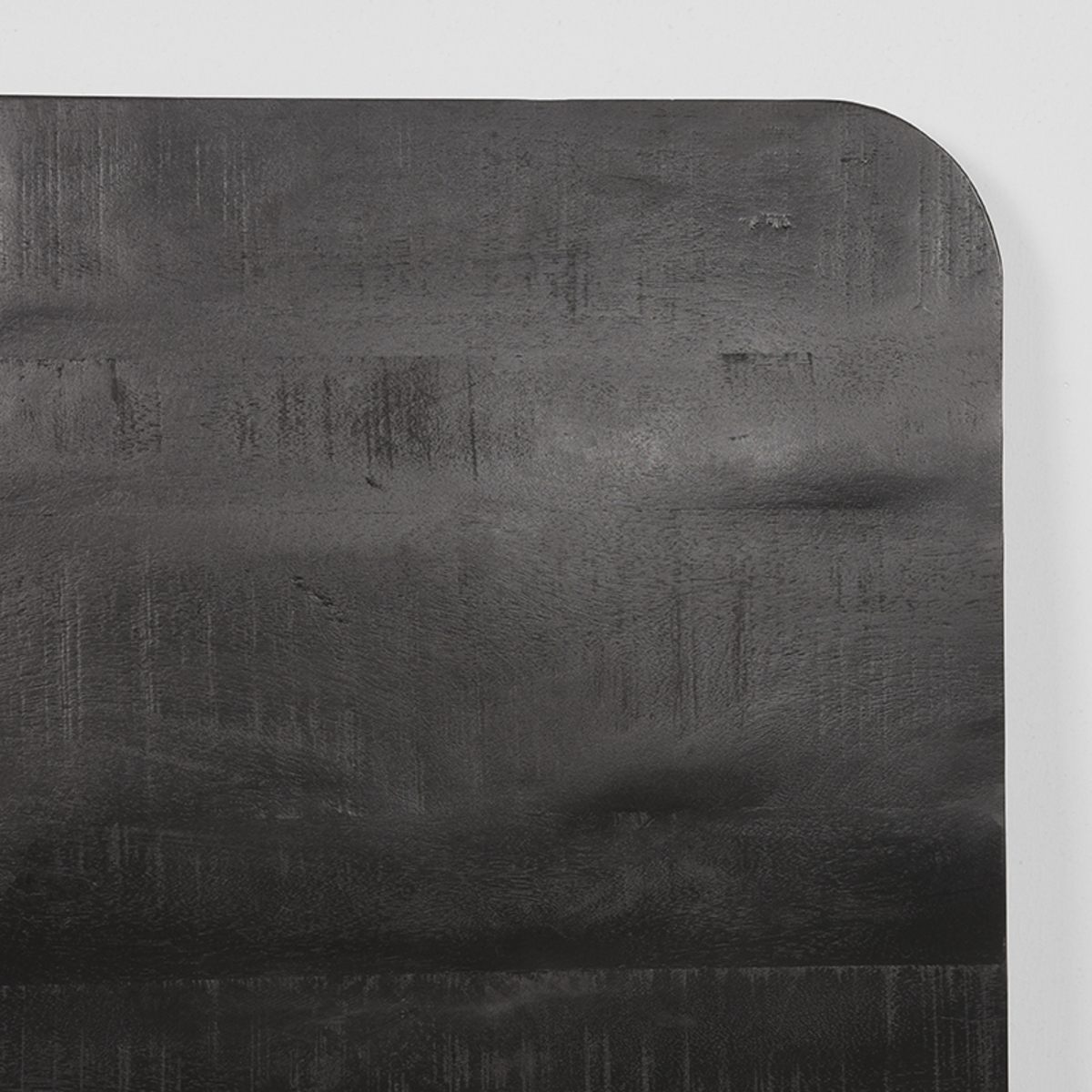LABEL51 Eetkamertafel Tafelblad Sloppy Edge - Zwart - Mangohout - 70 cm
