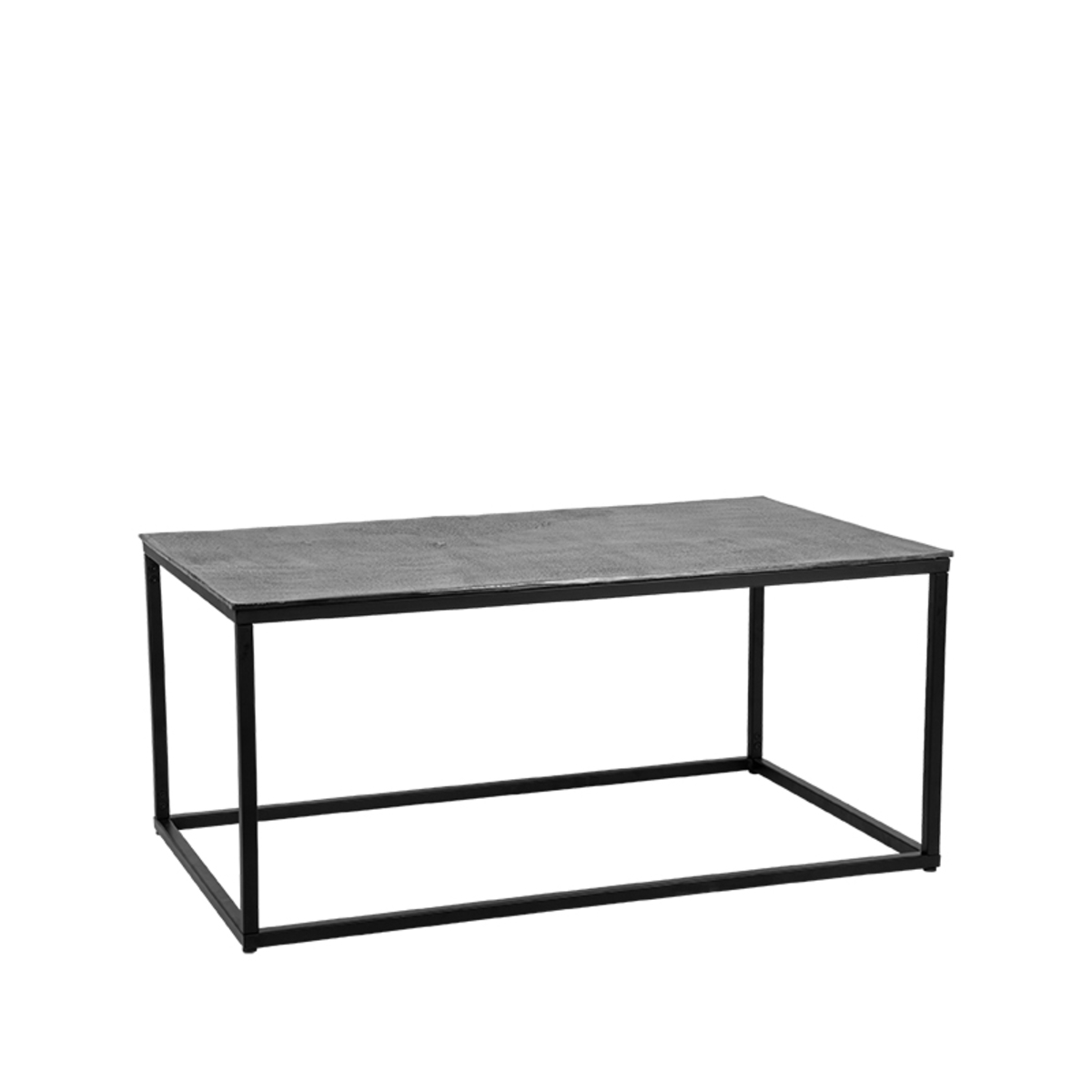 Salontafel Pride - Rechthoekig - Antiek ash - Grijs - Metaal - Industrieel - D-MAXX