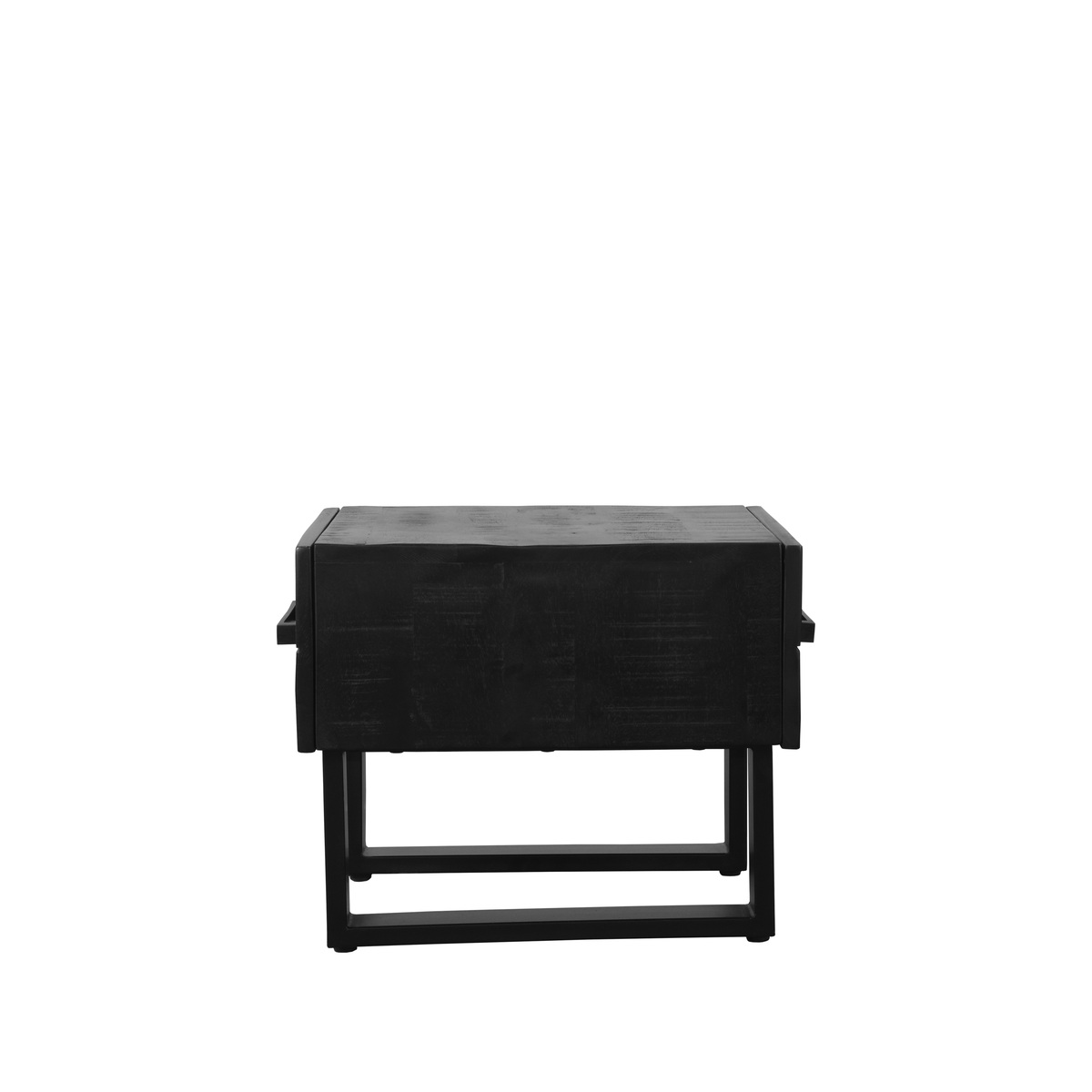 LABEL51 Salontafel Santos - Zwart - Mangohout - 44x50 cm