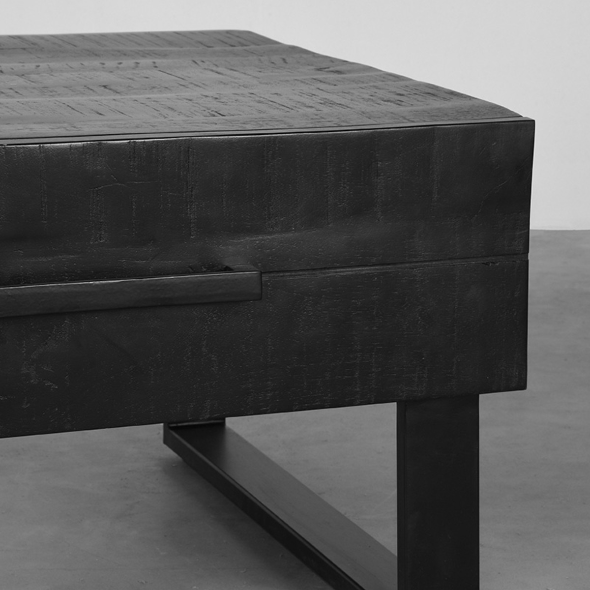 LABEL51 Salontafel Santos - Zwart - Mangohout