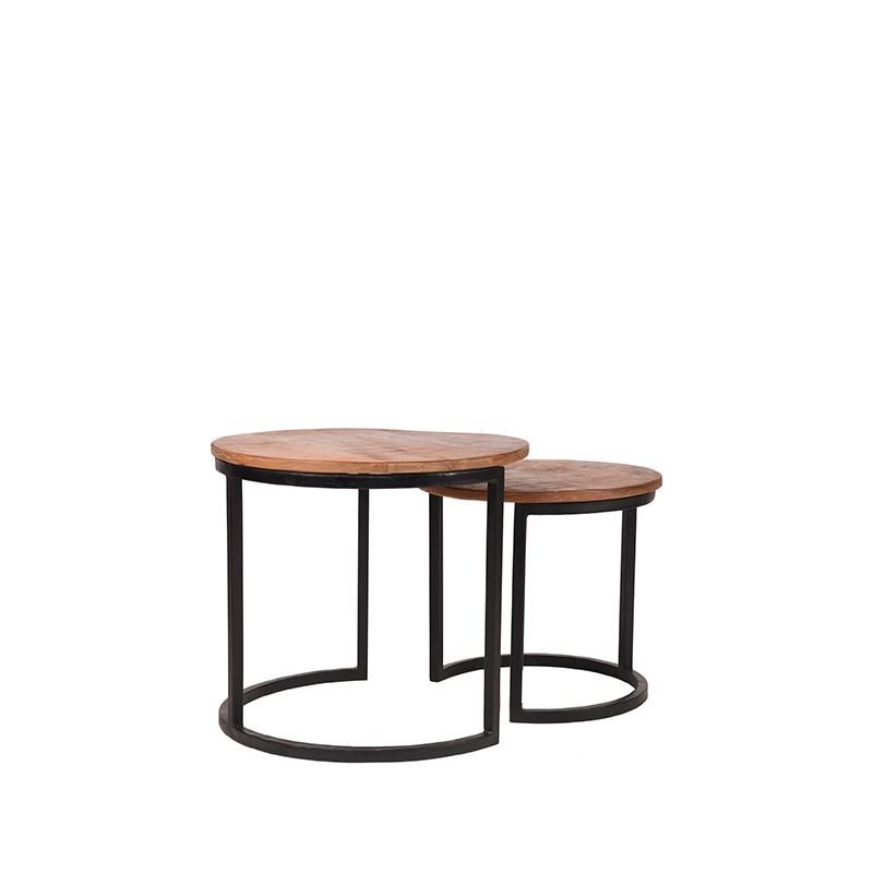 LABEL51 Salontafel Set Duo - Rough - Hout