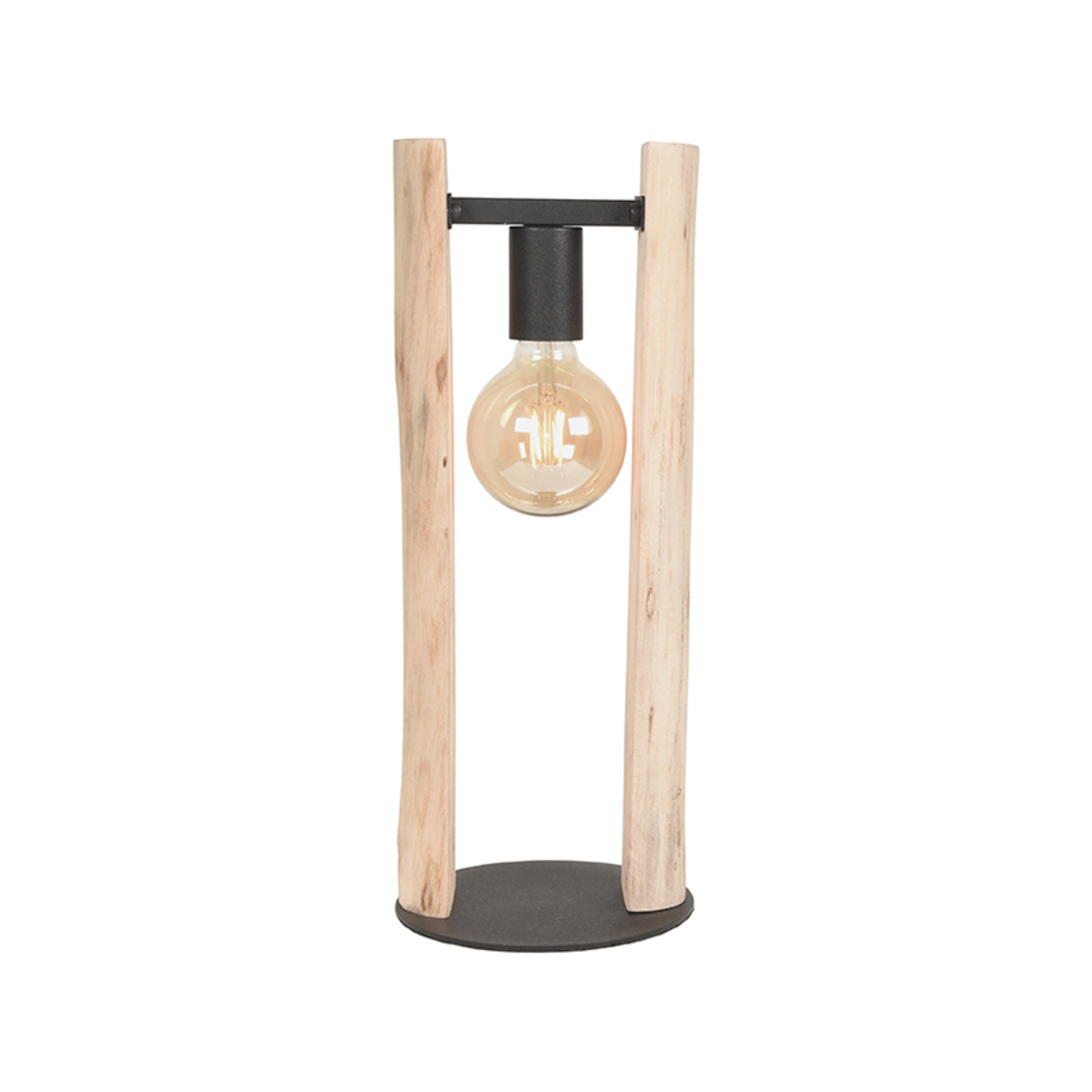 Tafellamp Woody - Naturel - Hout - LABEL51