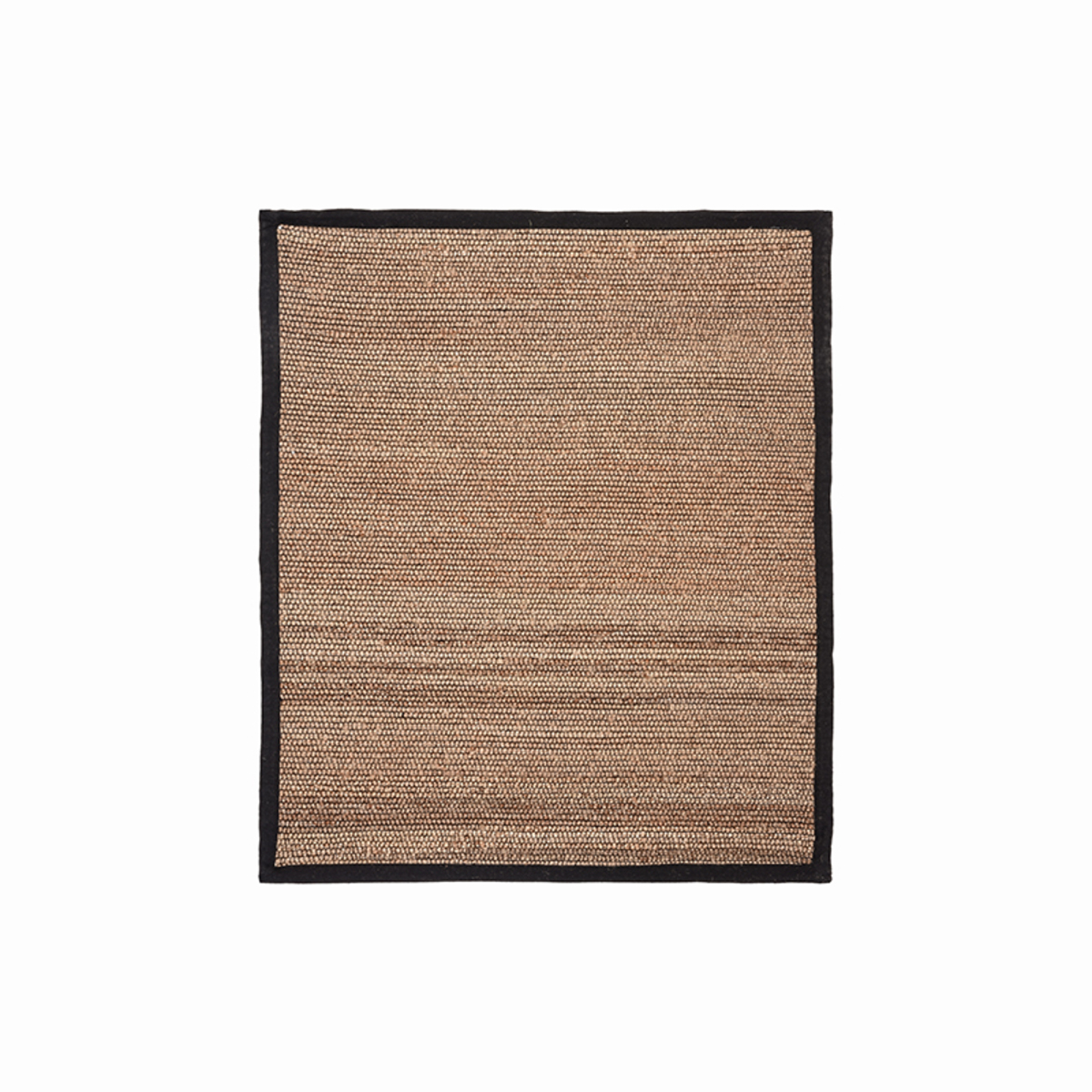 LABEL51 Vloerkleden Jute - Zwart - Jute - 140x160 Cm
