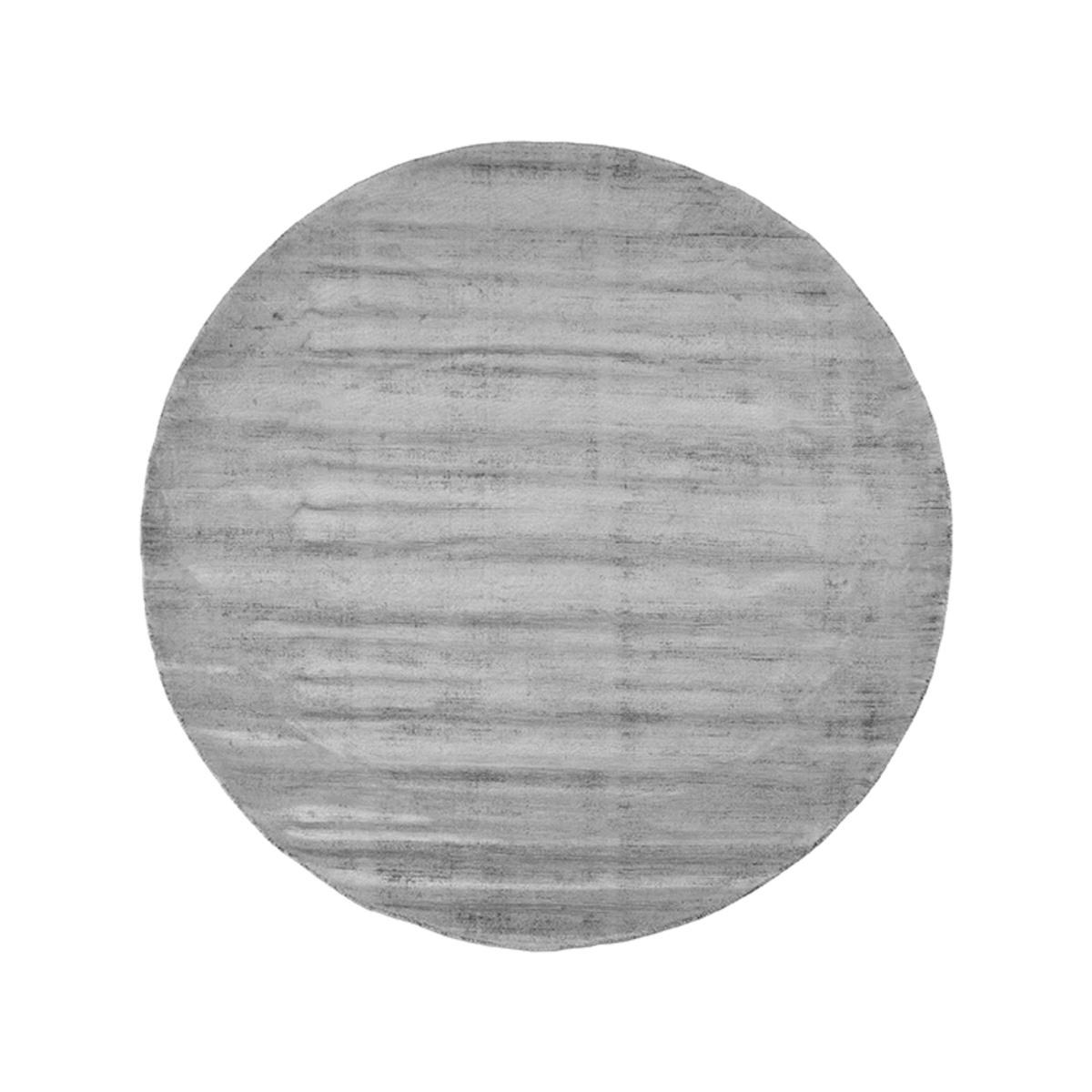 LABEL51 Vloerkleden Velvy - Grijs - Synthetisch - 200 cm - Rond