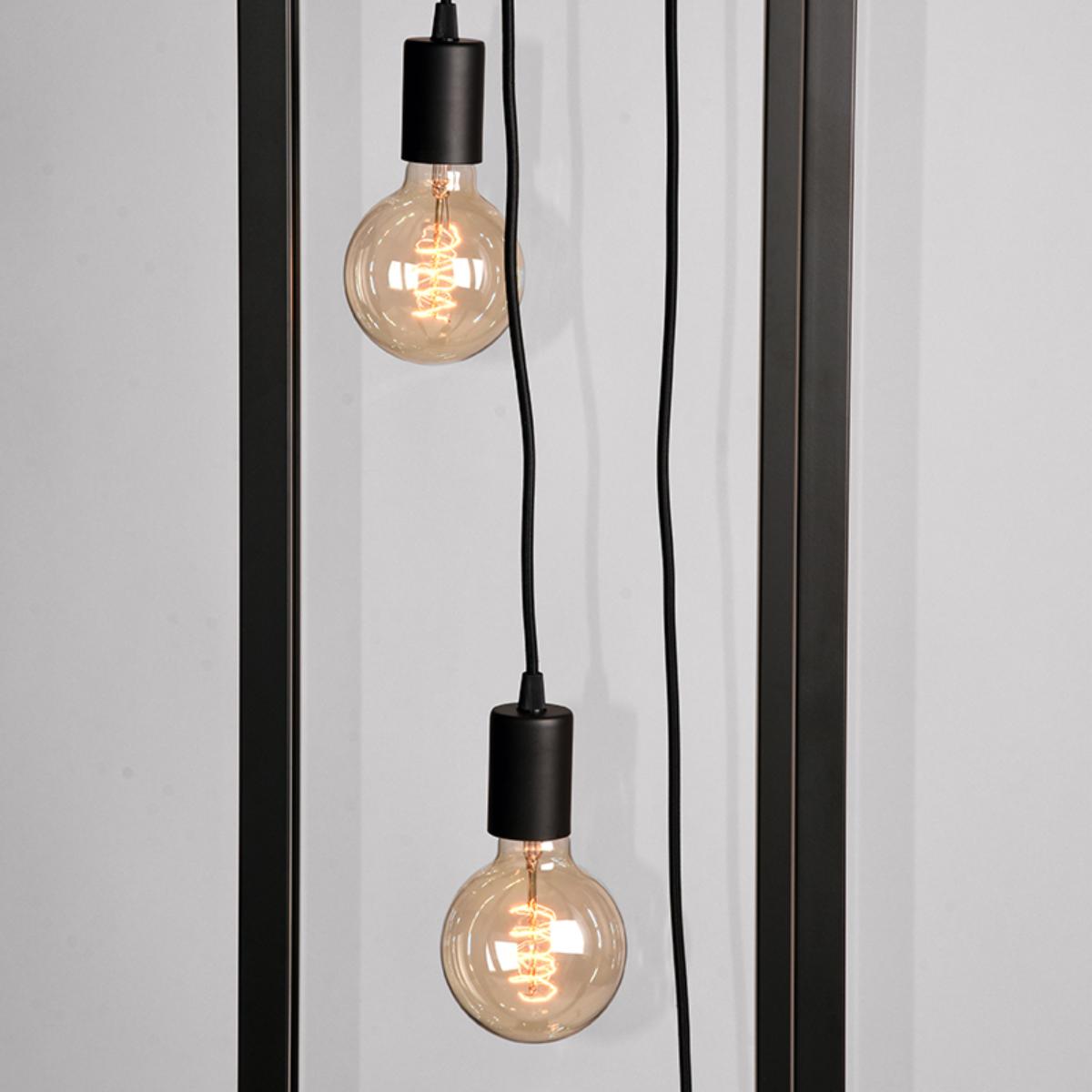 LABEL51 Vloerlamp Dangle - Zwart - Metaal