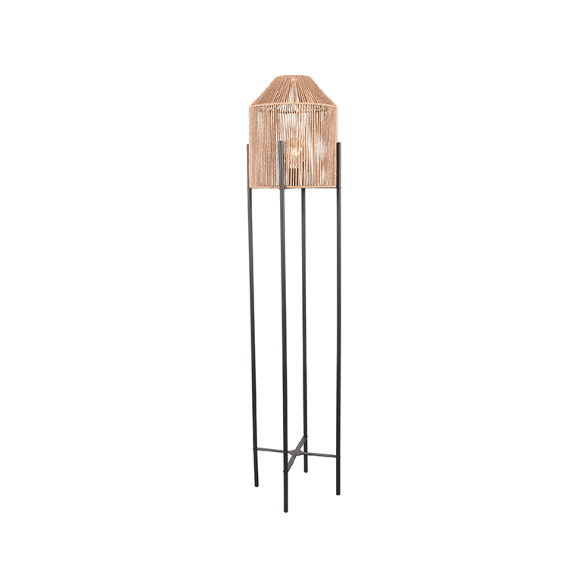 Vloerlamp Ibiza - Naturel - Jute - LABEL51