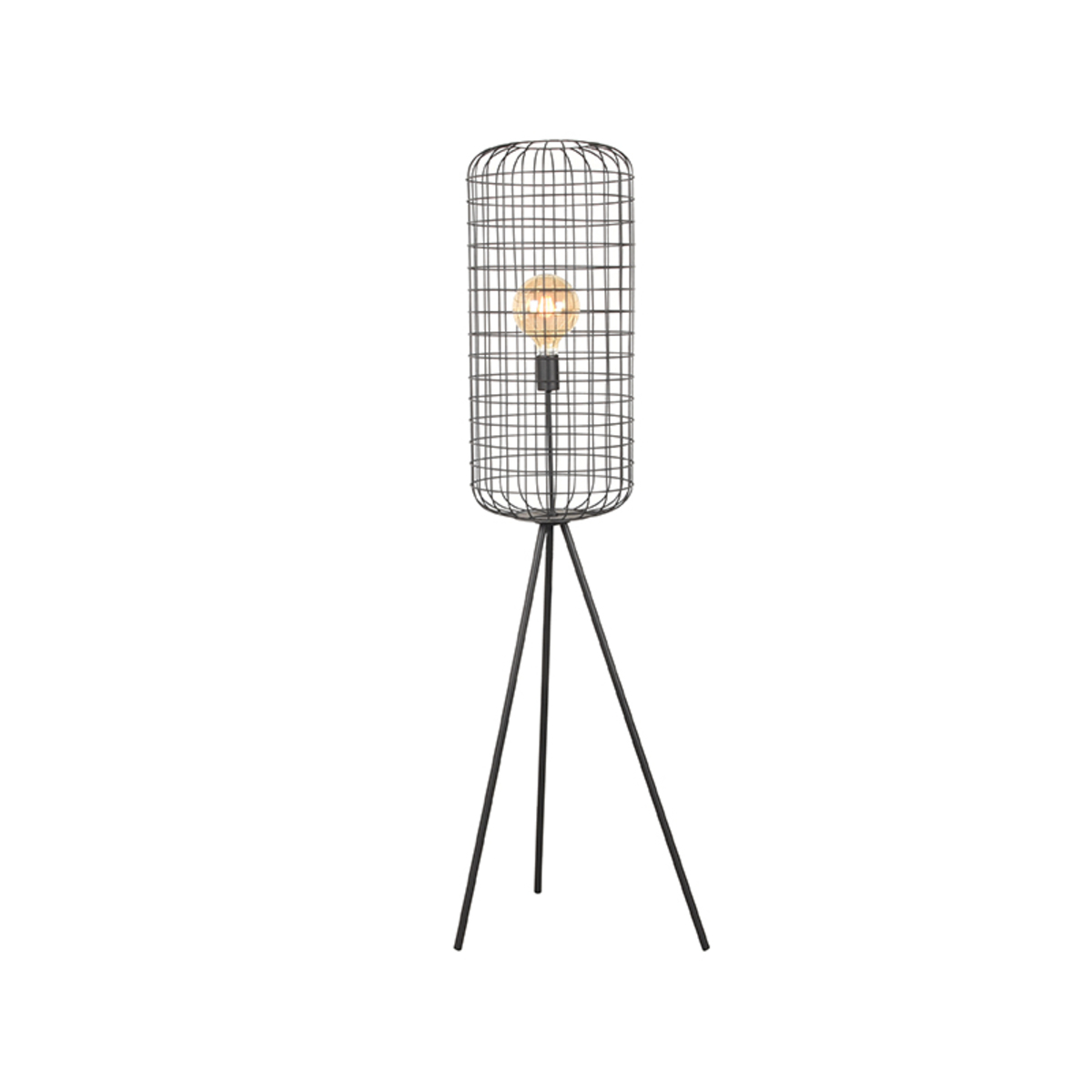 Vloerlamp Solido - Zwart - Metaal LABEL51