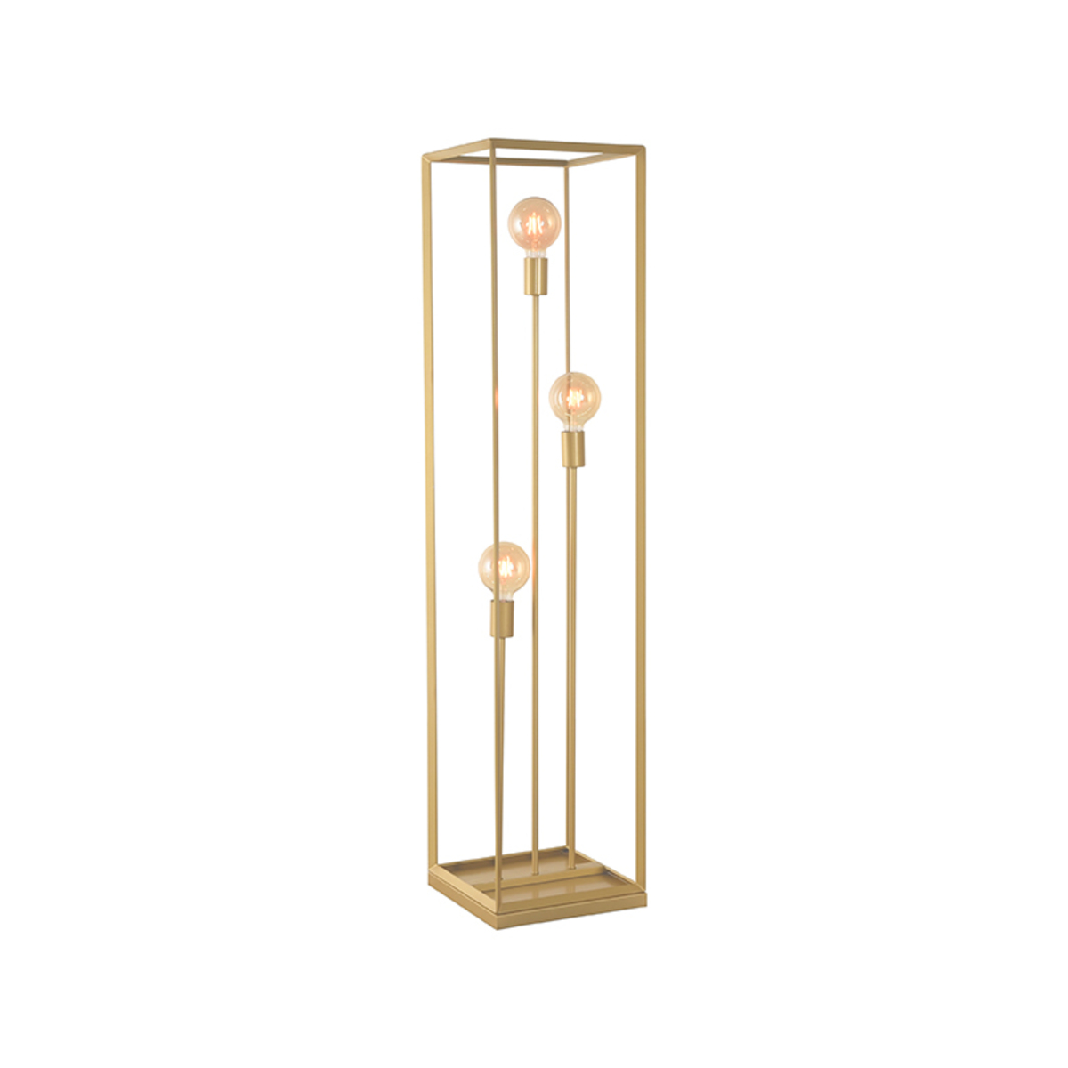 Vloerlamp Tetto - Metaal - Antiek goud - LABEL51