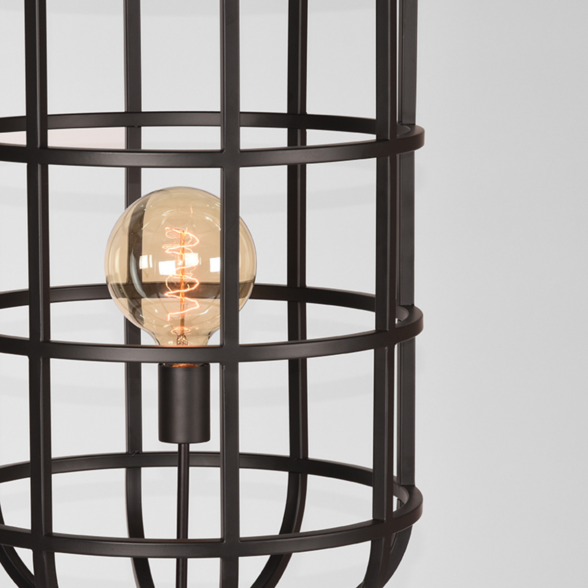 LABEL51 Vloerlamp Twine - Zwart - Metaal