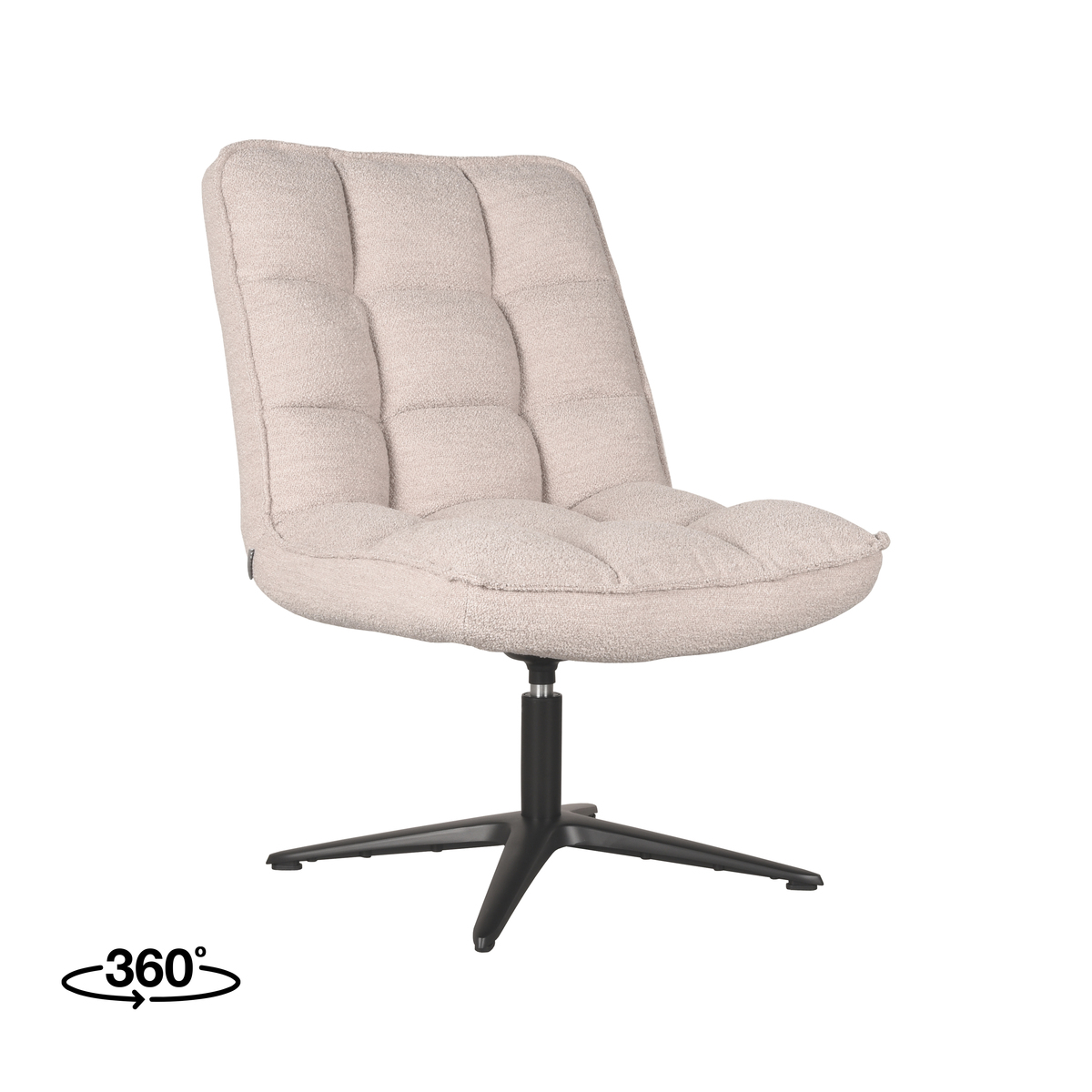Fauteuil Vince - Naturel - Boucle - LABEL51