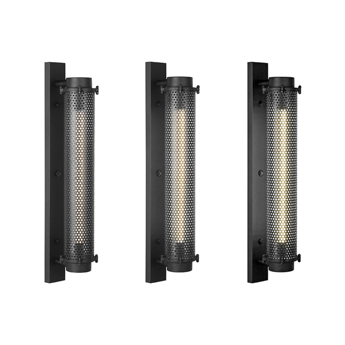 LABEL51 Wandlamp Tube - Zwart - Metaal