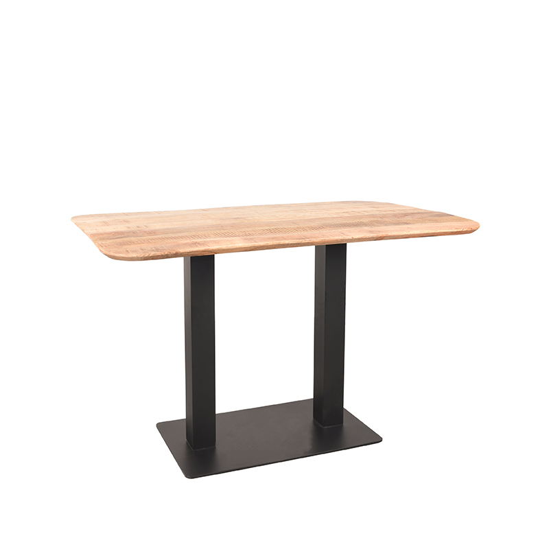LABEL51 Eetkamertafel Restauranttafel - Rough - Mangohout - 120x70 cm