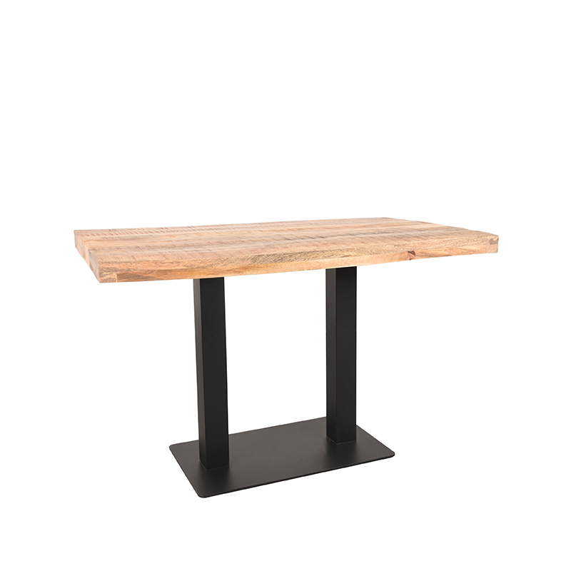 LABEL51 Eetkamertafel Restauranttafel - Rough - Mangohout - 120x70 cm