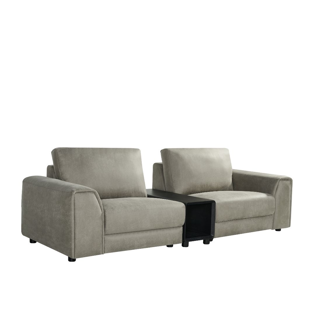 Bank Tivoli - Taupe - Bruin - Micro Suede - Design - LABEL51