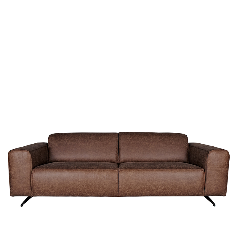 LABEL51 Bank Modena - Bruin - Microfiber - 3-Zits