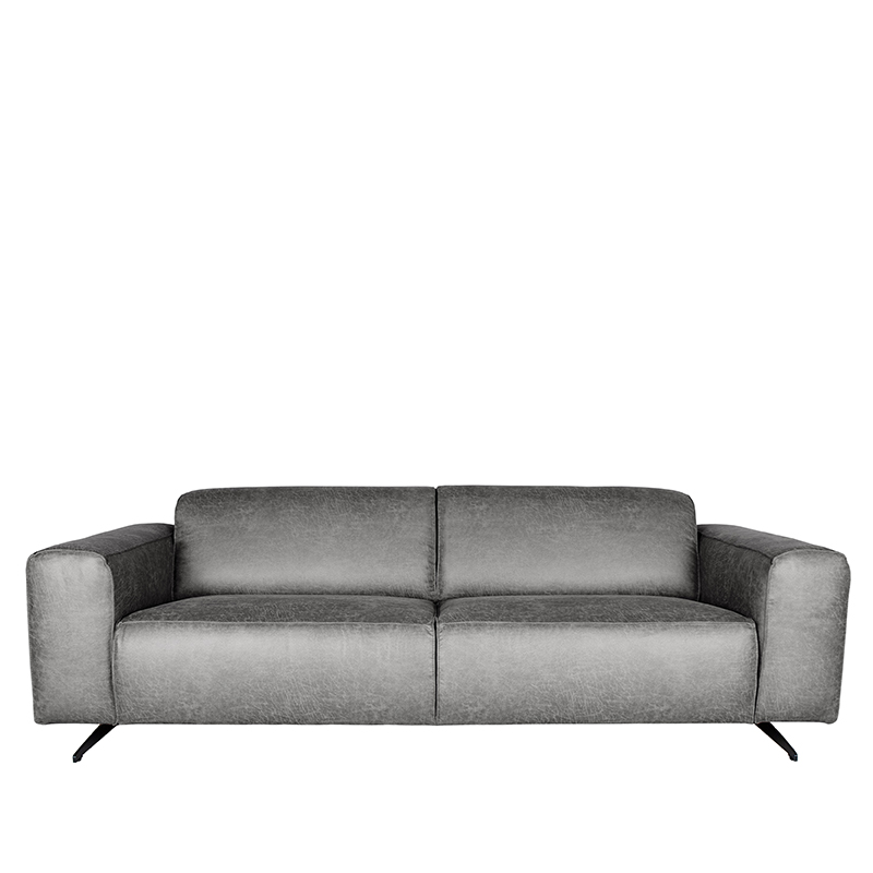 LABEL51 Bank Modena - Grijs - Microfiber - 3-Zits