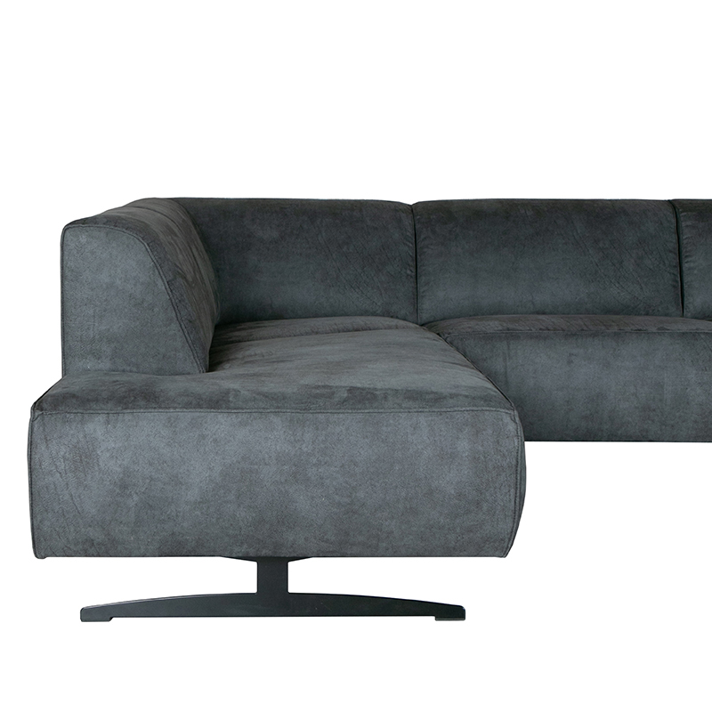 LABEL51 Bank Modena - Grijs - Mircoskin - Ottomane + 2,5-Zits
