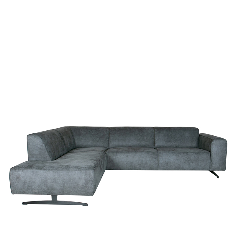 LABEL51 Bank Modena - Grijs - Mircoskin - Ottomane + 2,5-Zits