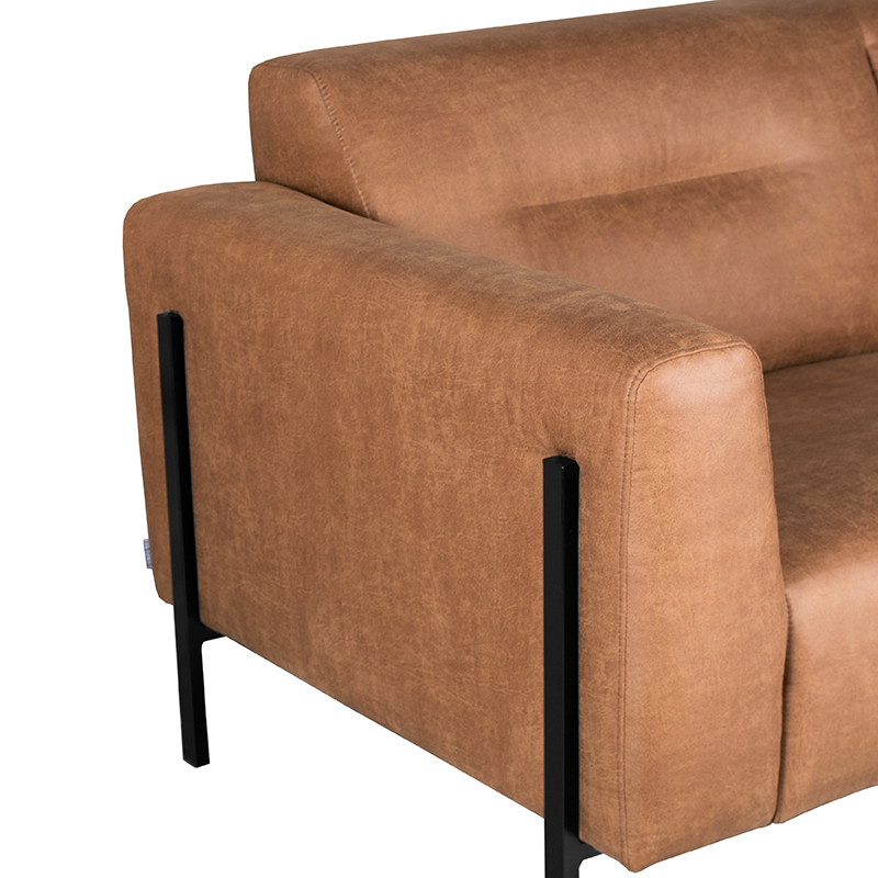 LABEL51 Bank Napoli - Cognac - Micro Suede