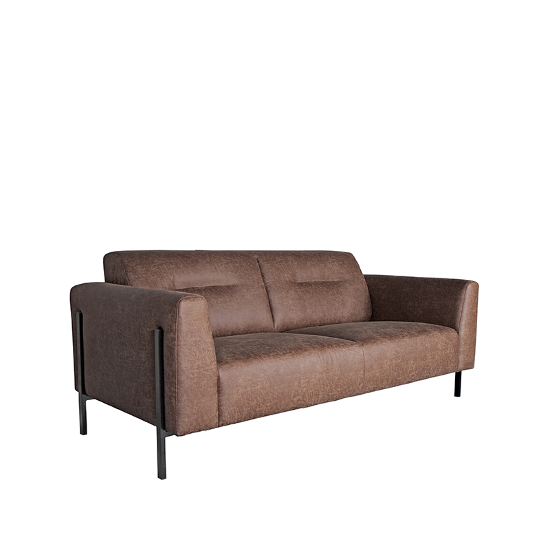 LABEL51 Bank Napoli - Bruin - Microfiber - 2,5-Zits