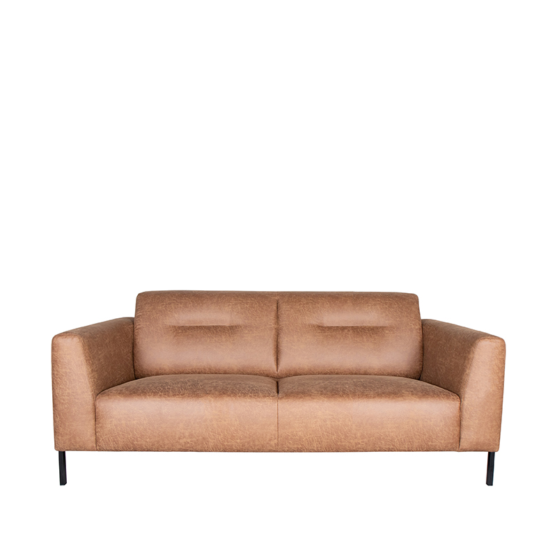 LABEL51 Bank Napoli - Cognac - Microfiber - 2,5-Zits