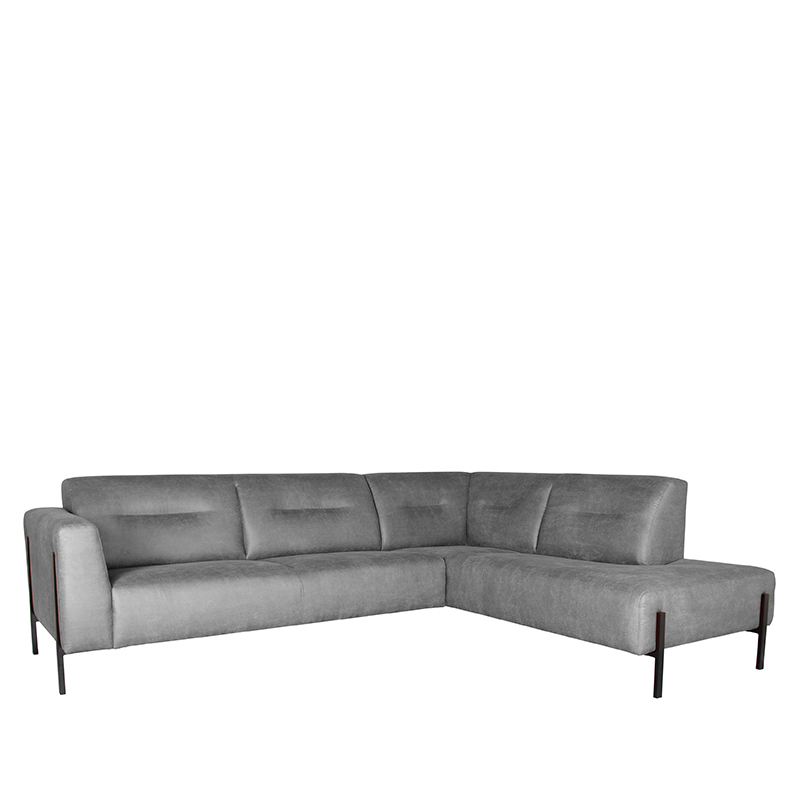 LABEL51 Bank Napoli - Grijs - Microfiber