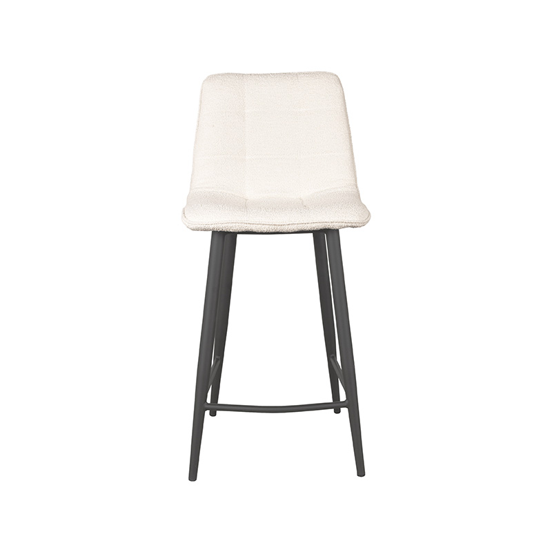LABEL51 Barkruk Jelt - Ivory - Boucle - Zithoogte 65