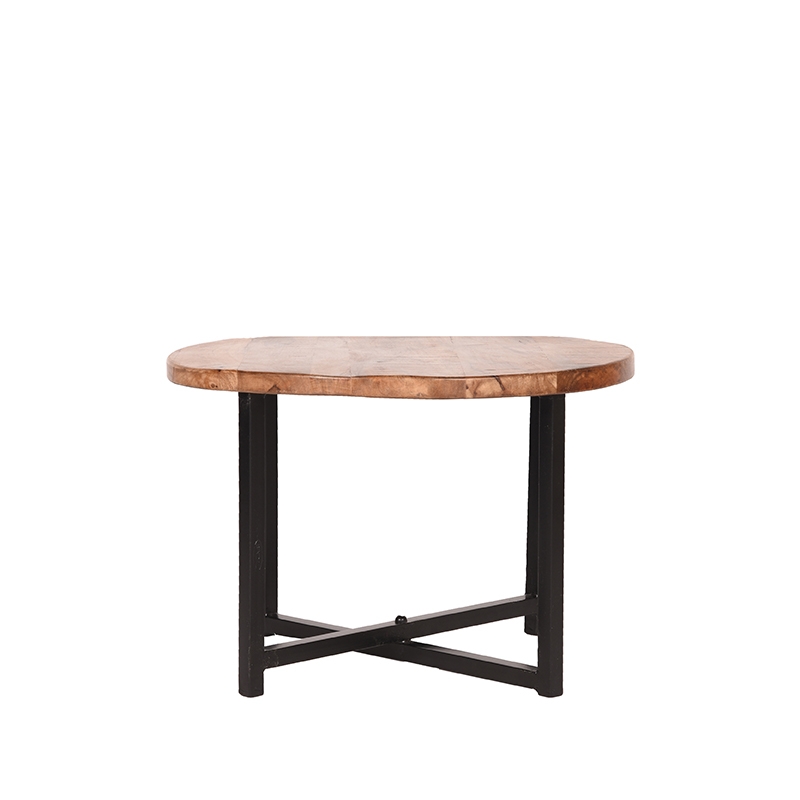 Bijzettafel Dex - Rough - Mangohout - 60 cm - LABEL51