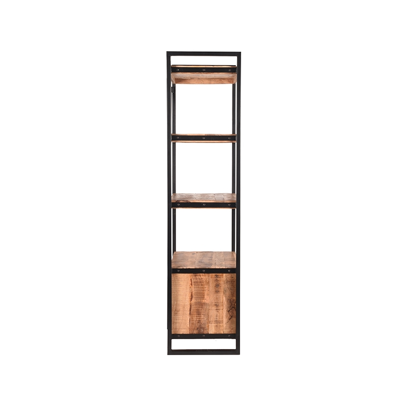 LABEL51 Boekkast Brussels - Rough - Mangohout
