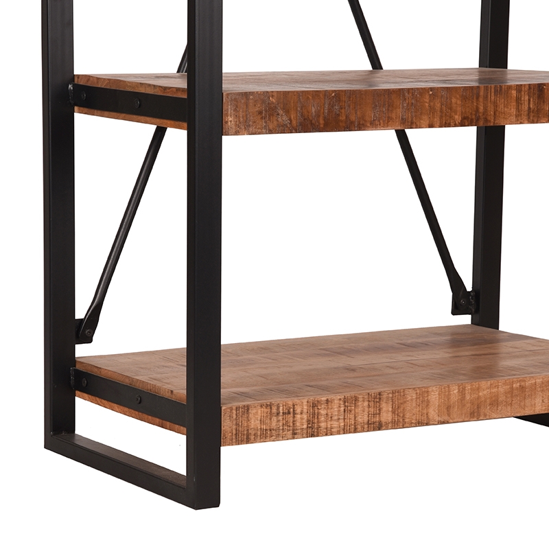 LABEL51 Boekkast Brussels - Naturel - Mangohout