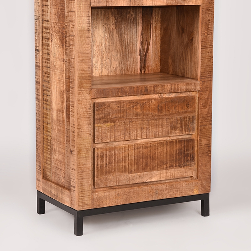 LABEL51 Boekkast Ghent - Rough - Mangohout