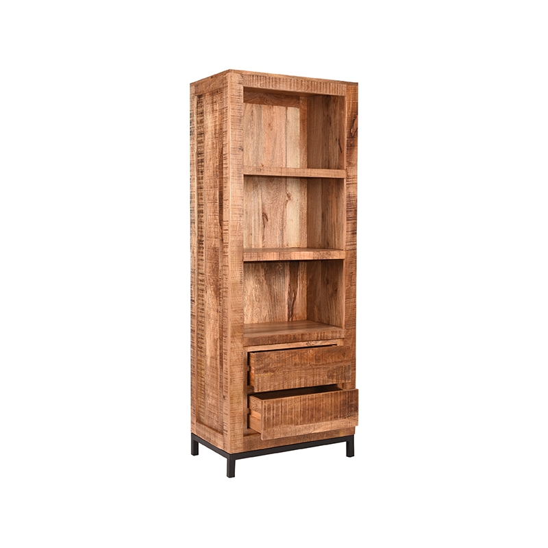 LABEL51 Boekkast Ghent - Rough - Mangohout