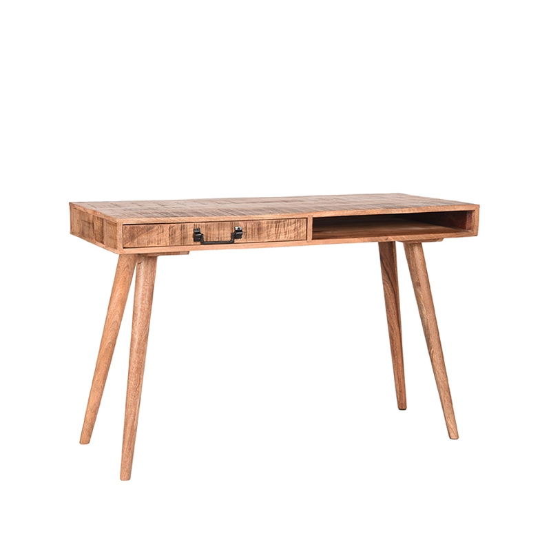 Bureau Steady - Rough - Mangohout - 118 cm LABEL51