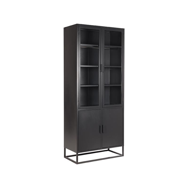 bouw Besmetten zal ik doen Hoge Vitrinekast Level 80x40x190 cm - LABEL51