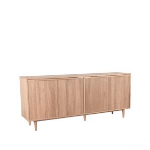 Dressoir Jule 200x49x87 Cm Naturel Eikenhout Perspectief