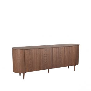 Dressoir Oliva 220x47x85 Cm Walnoot Eikenhout Perspectief