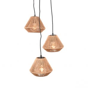 Hanglamp Ibiza Diamond 3-Lichts 30x30x150 cm