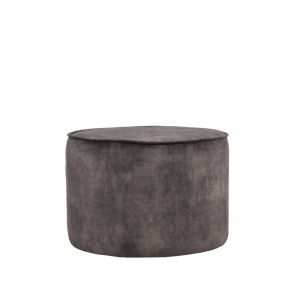 Poef Tibo Antraciet Velours 1